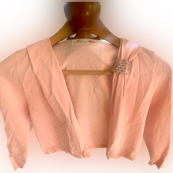 Alannah Hill Sweaters - Alannah Hill light Pink cardigan size 10